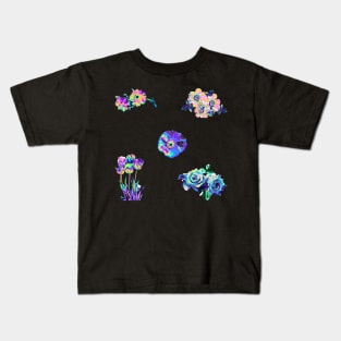 New Holo Flower Assortment Kids T-Shirt